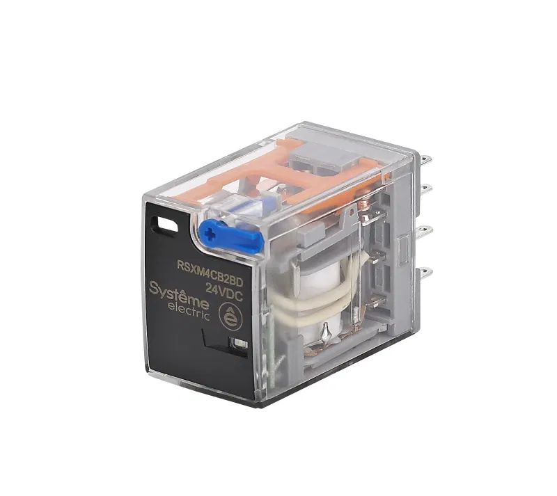 Реле 5А 4перекл. 24В DC тест кнопка LED SE RSXM4CB2BD Systeme Electric
