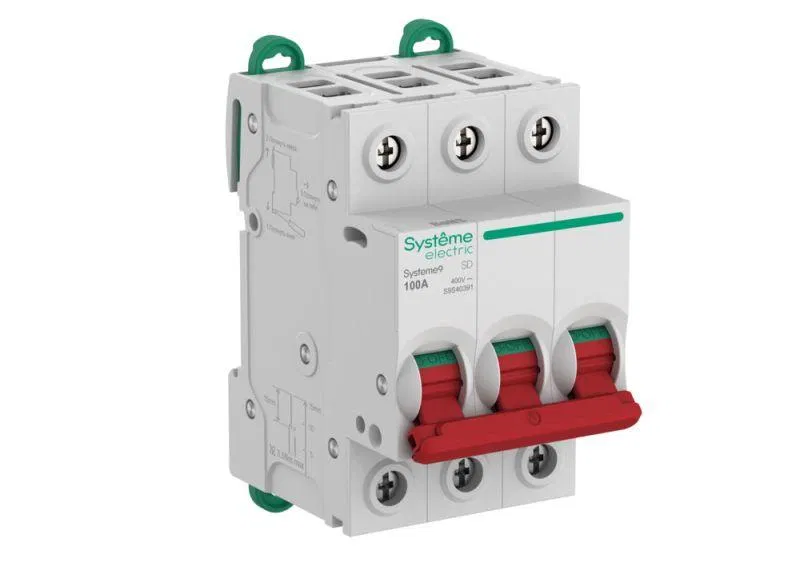 Выключатель нагрузки 3п 100А Systeme9 400В SE S9S40391 Systeme Electric