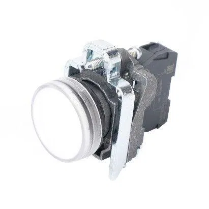 Лампа светосигнальная d22мм 230-240В AC бел. в сборе SE SB4BVM1 Systeme Electric