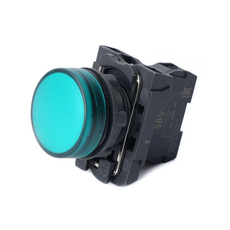 Лампа светосигнальная SB5 d22мм 24В DC зел. в сборе SE SB5AVB3 Systeme Electric
