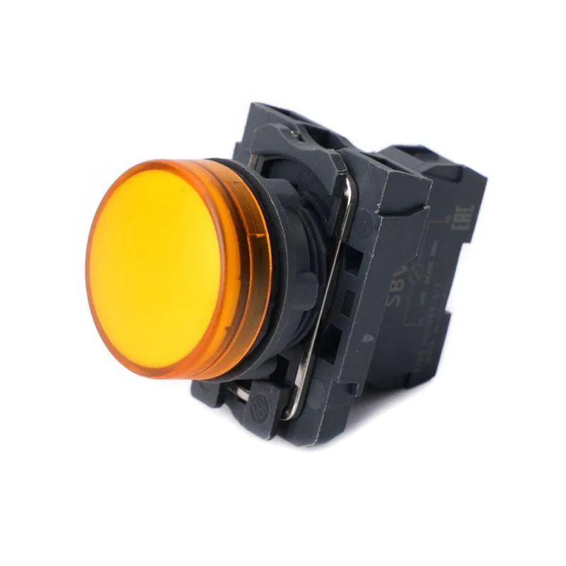 Лампа светосигнальная SB5 d22мм 230-240В AC желт. в сборе SE SB5AVM5 Systeme Electric