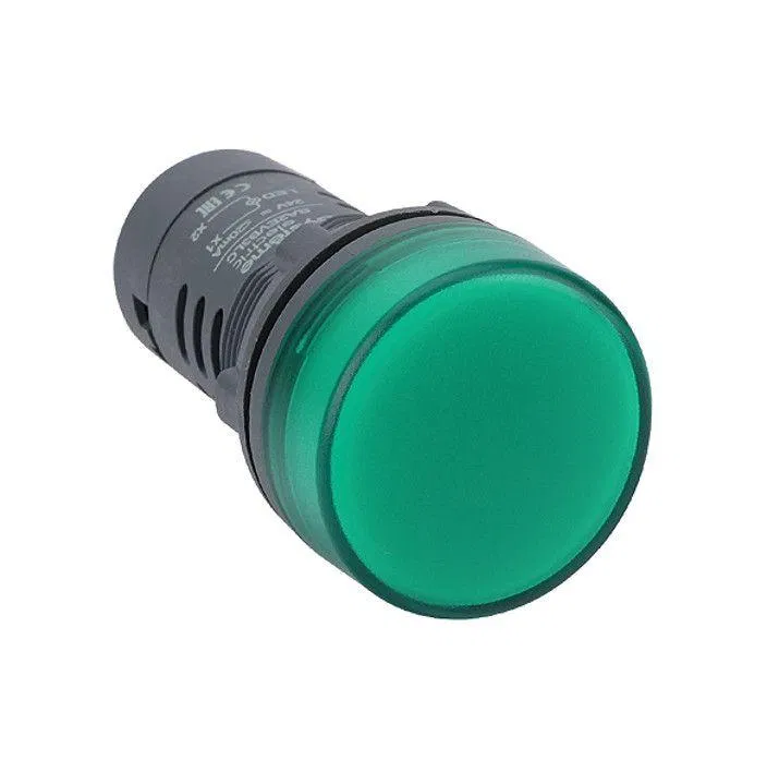 Лампа светосигнальная SB7 d22мм 230В AC зел. моноблочная SE SB7EV03MP Systeme Electric