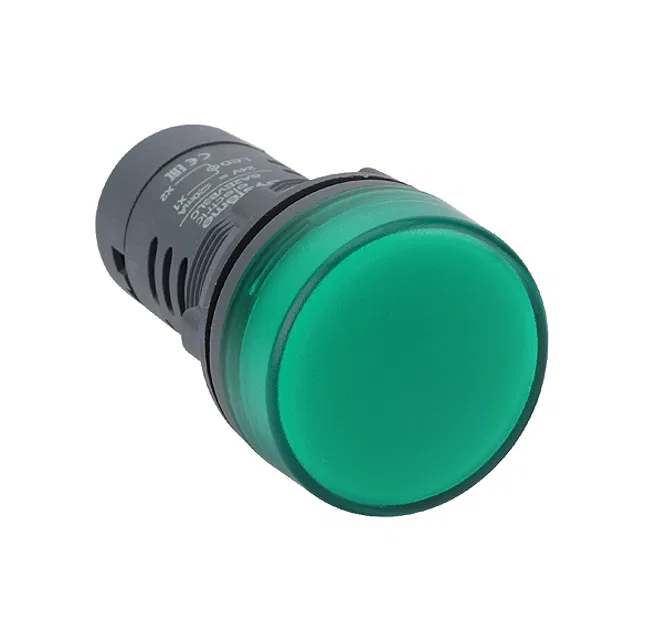 Лампа светосигнальная SB7 d22мм 220В AC/DC LED зел. моноблочная SE SB7EV03MPU Systeme Electric