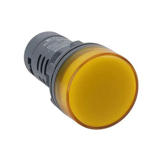 Лампа светосигнальная SB7 d22мм 24В DC желт. моноблочная SE SB7EV08BP Systeme Electric