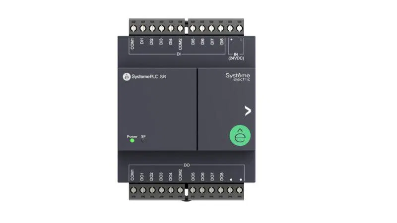 Модуль ввода/вывода дискретный 24В DC 16 IO: 8 DI; 8 DO (реле) SE SM172EDM1600 Systeme Electric