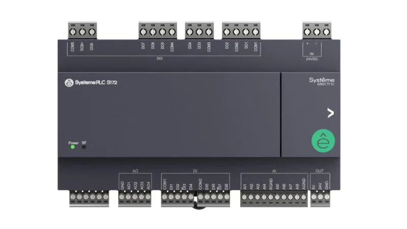 Модуль ввода/вывода смешанный 24В DC 28 IO: 8 DI; 8 DO (реле); 8 AI; 4 AO SE SM172EMIO2800 Systeme Electric
