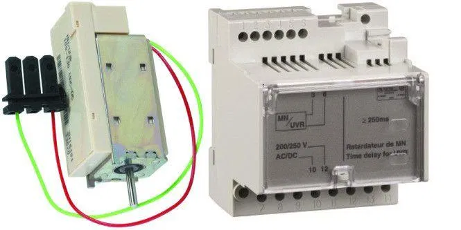 Расцепитель MN+замедлитель по 230В AC SE SPA-MNR2A Systeme Electric