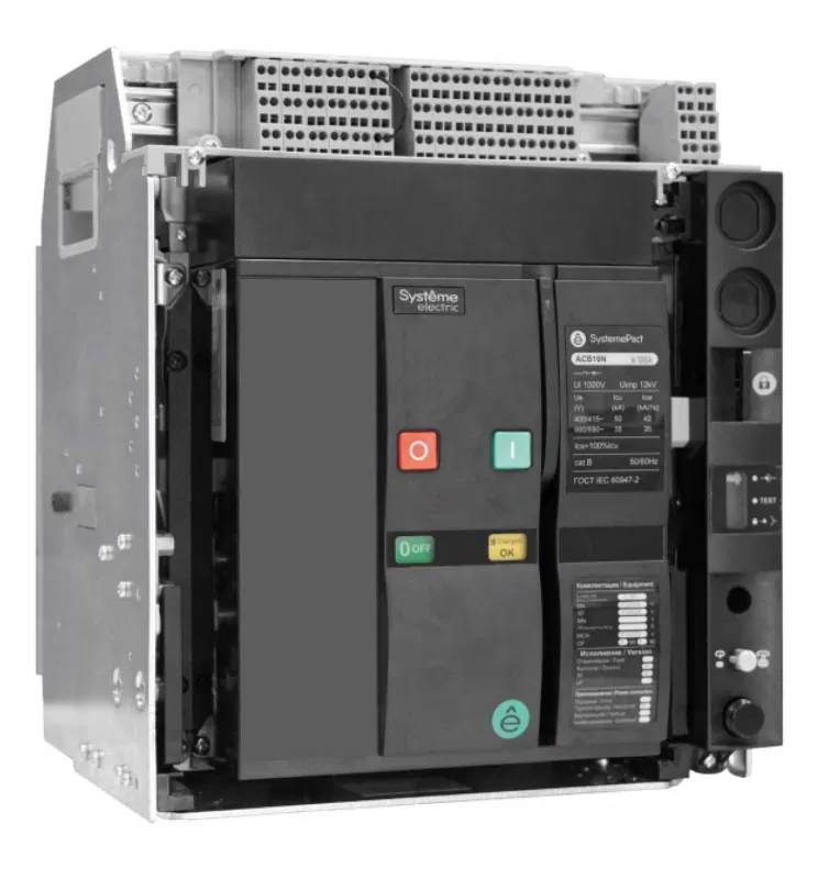 Выключатель-разъединитель воздушный 3п 1600А SystemePact ACB16NA выкатн. ГП ручное управл. SE SPA16NA163DH5554RU Systeme Electric