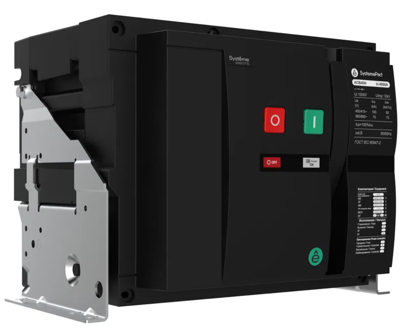 Выключатель-разъединитель воздушный 3п 1600А SystemePact ACB40HA стац. ГП MCH+MX+XF AC 230В SE SPA40HA163FHNN58RU Systeme Electric