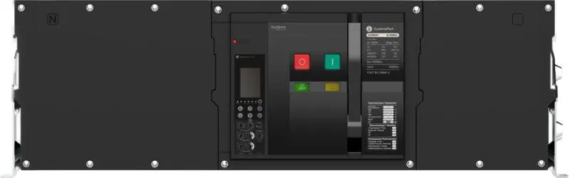 Выключатель автоматический воздушный 4п 4000А SystemePact ACB63Hb 6.0H стац. ГП MCH+MX+XF AC 230В SE SPA63H404FHNN58H Systeme Electric