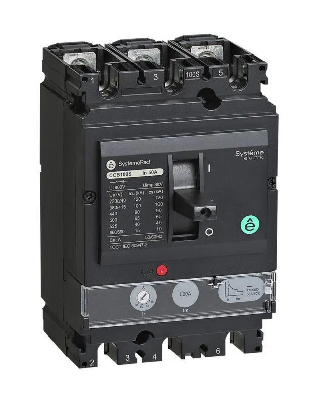 Выключатель автоматический SYSTEMEPACT CCB100 36кА 3P3D TMD32 рычаг SE SPC100F032L3DF Systeme Electric