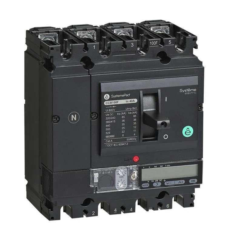 Выключатель автоматический SPC100 36кА S5.2E 4P4D 40А SE SPC100F04052E4DFC Systeme Electric