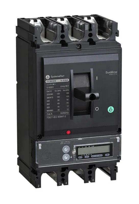 Выключатель автоматический SPC400 100кА S5.3E 3P3D 400А SE SPC400S40053E3DFC Systeme Electric