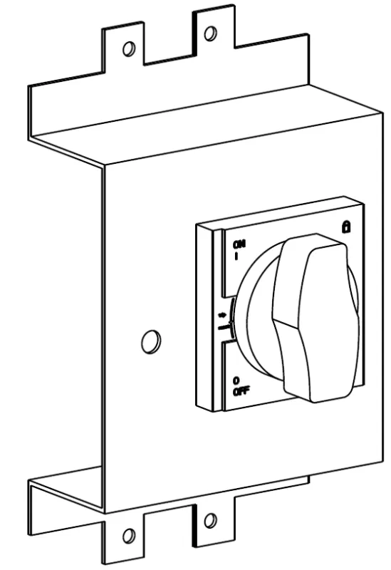 Рукоятка поворотная стандартная квадр.(630) SE SPD-DRHS-06 Systeme Electric