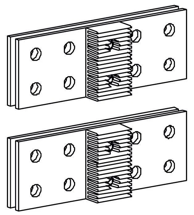 Шина подключения 3п для SD1250 DC SE SSDDC3M1250 Systeme Electric