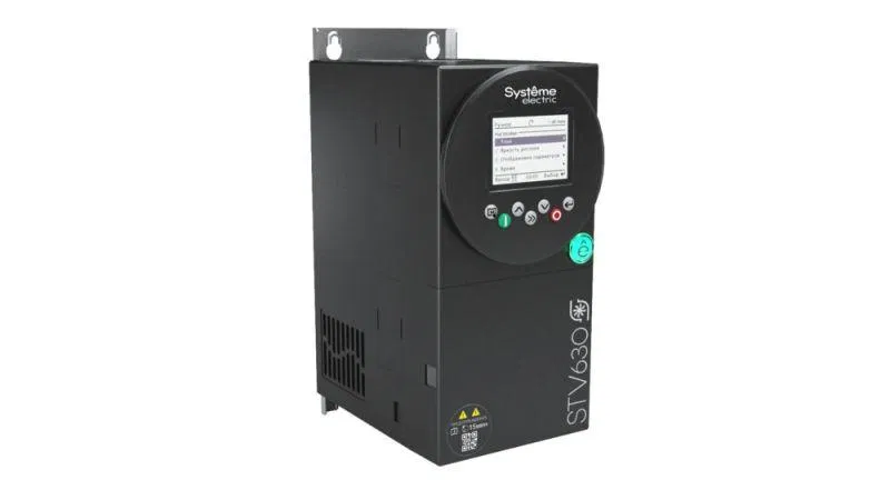 Преобразователь частоты STV630 5.5кВт 400В ЭМС С3 + встр. DC реактор + LCD панель оператора SE STV630U55N4L1 Systeme Electric
