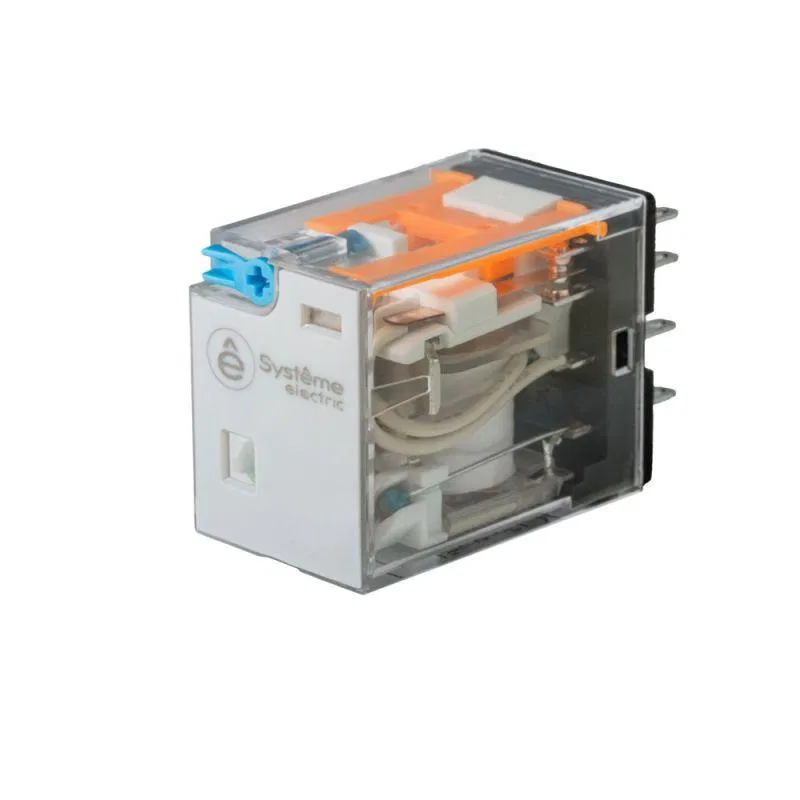 Реле 12А 2перекл. 48В DC тест кнопка LED SE SXM2AB2ED Systeme Electric