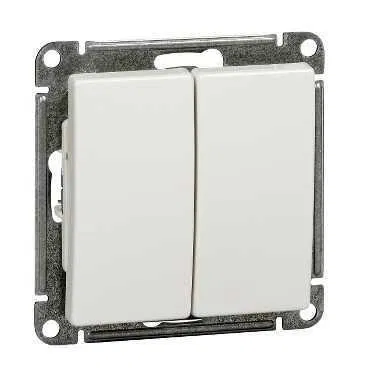 Выключатель 2-кл. СП W59 10А IP20 10AX механизм бел. SE VS510-252-1-86 Systeme Electric