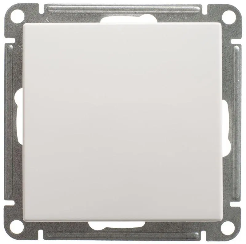 Переключатель проходной 1-кл. СП W59 10А IP20 10AX механизм бел. SE VS610-156-1-86 Systeme Electric