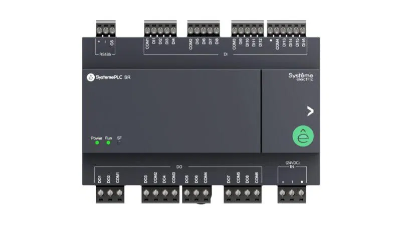 Реле интеллектуальное SR1 24В DC 24 IO: 16 DI; 8 DO (реле) 1хRS485 SE ZR1PA00BD Systeme Electric