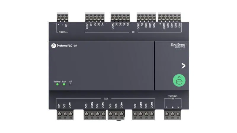 Реле интеллектуальное SR1 220В AC 24 IO: 16 DI 8 DO (реле) 1xRS485 SE ZR1PA00P7 Systeme Electric
