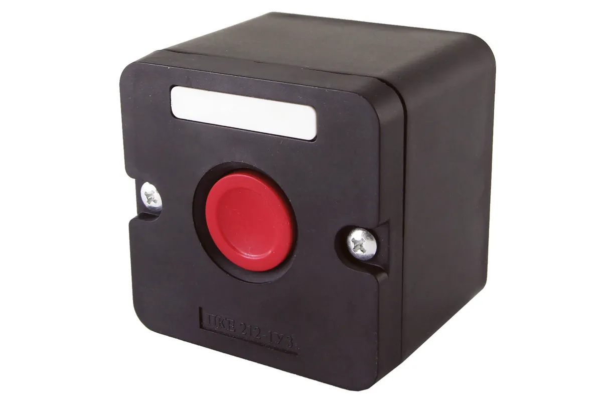 ПКЕ 222-1 У2, красная кнопка, IP54 TDM SQ0742-0007