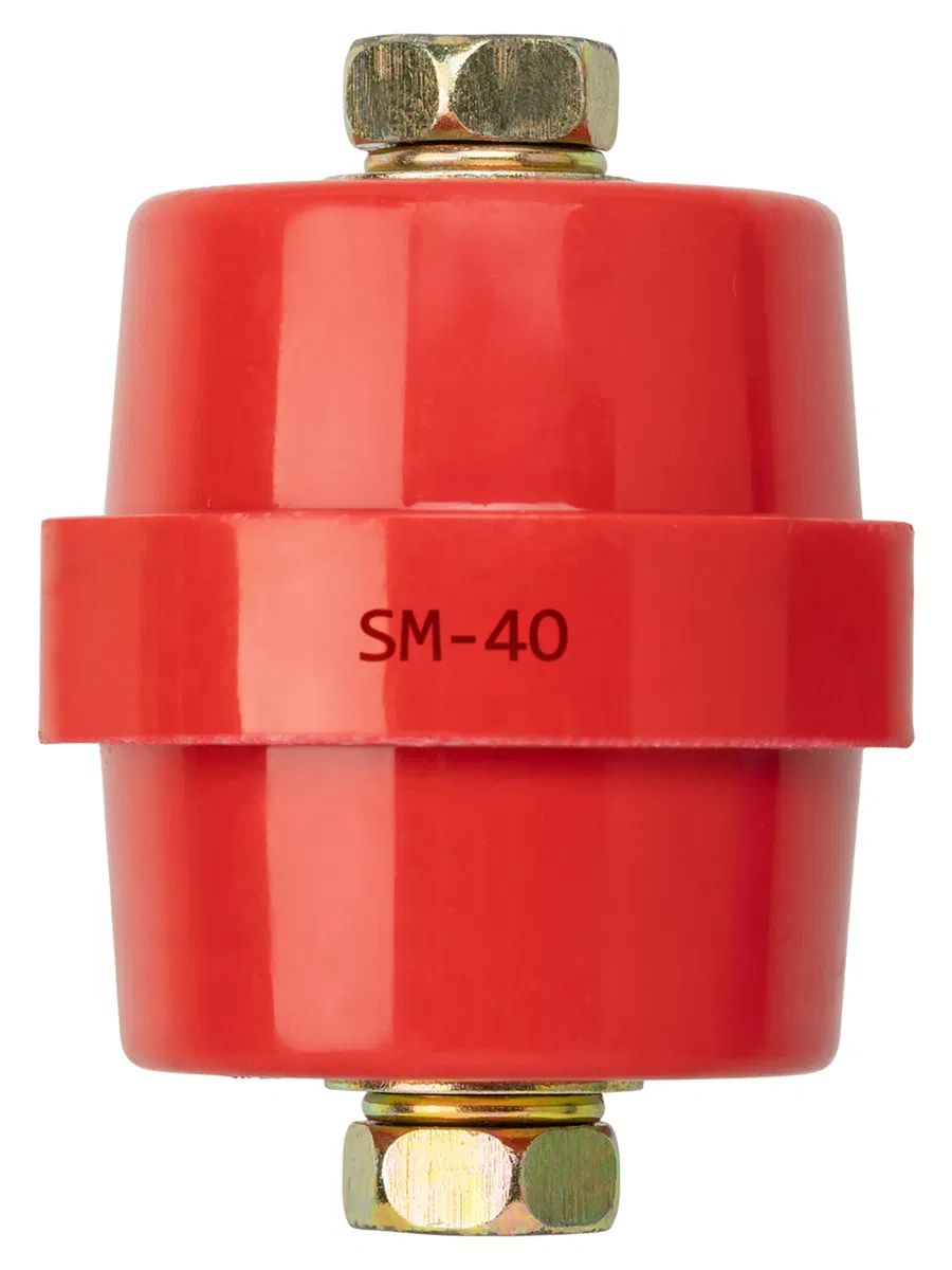 Изолятор SM40 силовой Н40хD40хМ8мм с болтом TDM SQ0807-0010