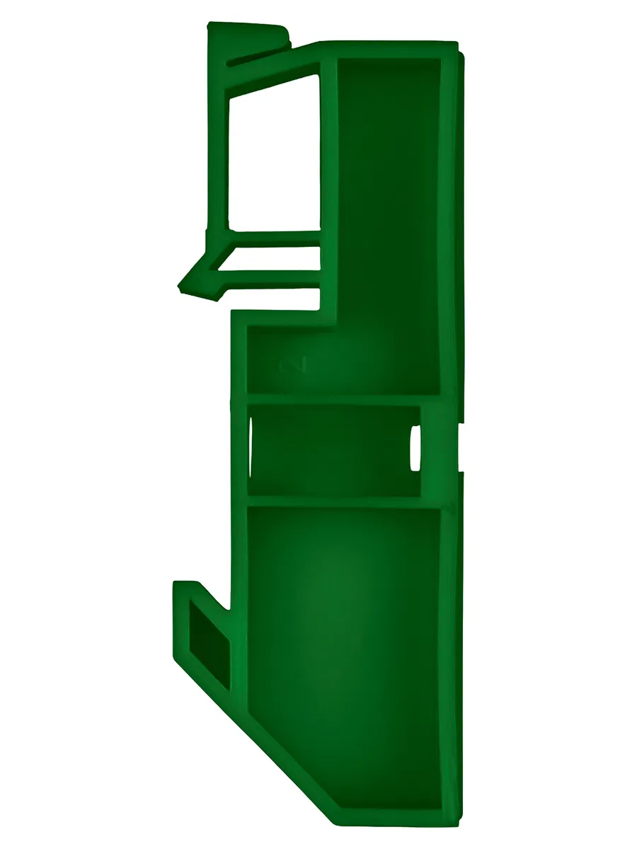 Изолятор на DIN рейку зелёный TDM SQ0810-0003