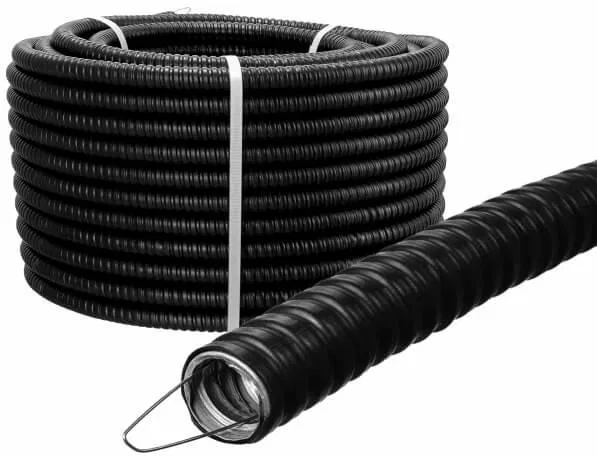 Металлорукав в ПВХ изоляции Р3-ЦПнг 18 черн. (уп.50м) TOKOV ELECTRIC TKE-MR-PVC-18-50-C05
