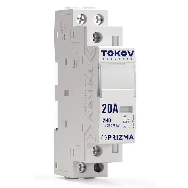 Контактор модульный 18мм 25А 230В АС 1НО 1НЗ PRIZMA TOKOV ELECTRIC TKE-PZ-MC-1-25-230-11