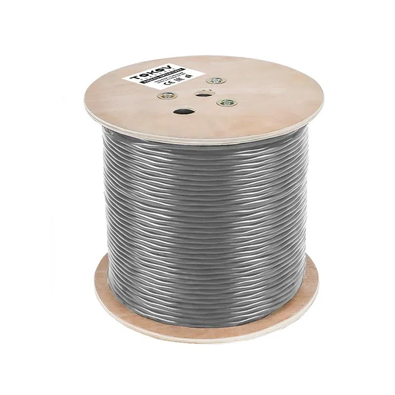 Кабель витая пара U/UTP 4х2х24 AWG PATCH кат.5E нг(А)-HF (LSZH) indoor Fluke tested 305м (м) PRO TOKOV ELECTRIC TKP-C06-U/UTP-STR-5E-LSZH