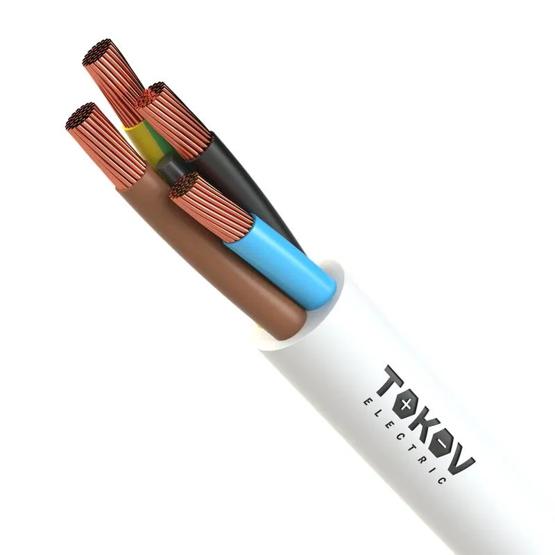 Провод TOKOV ELECTRIC ПВС 4х4(3х4+1х4) 380В Б (м) 1945499 TOKOV ELECTRIC КПП