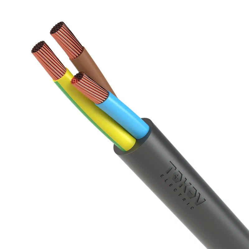 Провод TOKOV ELECTRIC ПВС 3х1.5(2х1.5+1х1.5) 380В Ч (уп.100м) 1945522 TOKOV ELECTRIC КПП