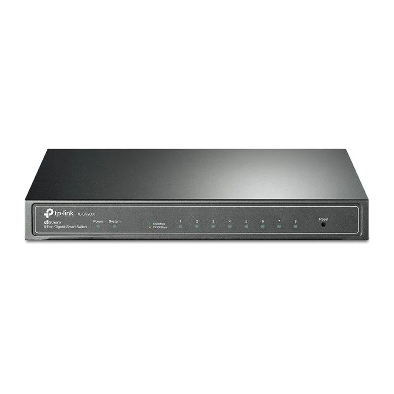 Коммутатор TL-SG2008 гигабитный 8-портовый Smart TP-Link 1344267