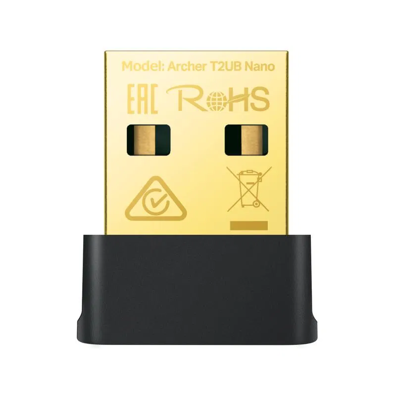 Адаптер Archer T2UB Nano AC600 ультракомпактный двухдиапазонный Wi-Fi USB Bluetooth 4.2 TP-Link 1922047