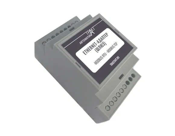 Адаптер-Ethernet MAC501TCP-C Modbus RTU Ethernet+Switch Тракт-Автоматика 501-002