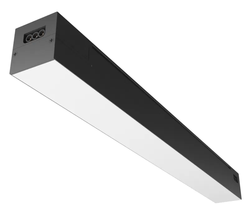 Светильник светодиодный офисный LPL-6008 600х55х55 24Вт 4000К LED черн. Ultraflash 15546