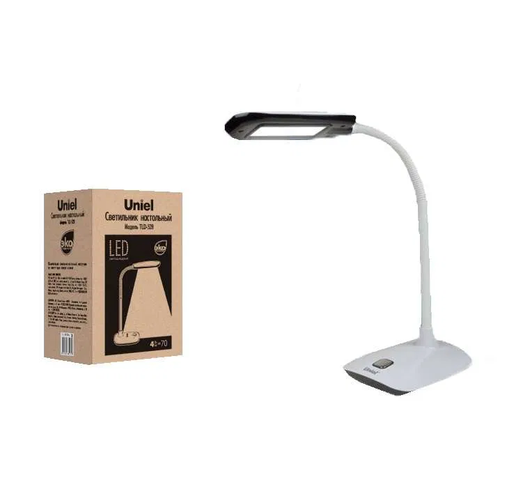 Светильник светодиодный TLD-528 Black/400лм/4500К черн. Uniel UL-00000418