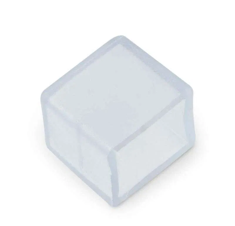Зажим изолирующий UCW-K10 CLEAR 025 POLYBAG (заглушка) для светодиодной ленты 220В 10х7мм прозр. (уп.25шт) Uniel UL-00000870