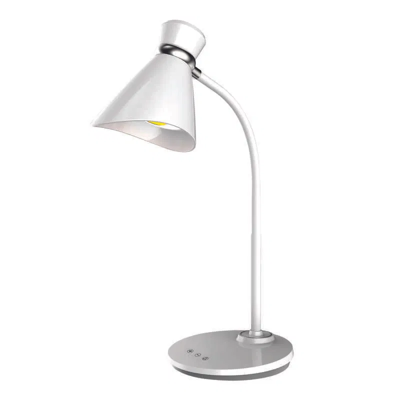 Светильник настольный TLD-548 White/LED/300Lm/3300-6000K/Dimmer 6Вт сенсор. выкл. диммер бел. Uniel UL-00002379