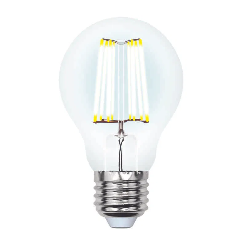 Лампа светодиодная LED-A60-10W/NW/E27 /CL PLS02WH Sky 10Вт грушевидная прозрачная 4000К нейтр. бел. E27 (упак. картон) Uniel UL-00002626