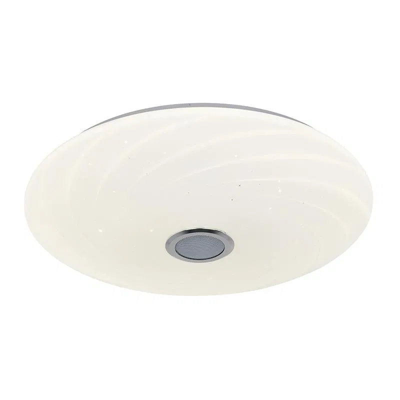 Светильник ULI-D291 72W/SW+RGB/50 MERCURY накладной диммир. пульт ДУ (в/к) Bluetooth колонка 3000К/4000К/6500К/RGB 5700лм Uniel UL-00007840
