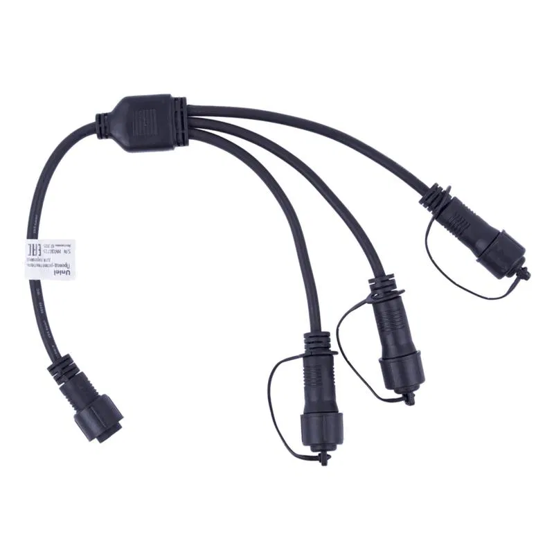 Провод-разветвитель для гирлянд UCX-F90 S3/0.4M/BK серии F90PRO 0.4м 3 выхода статика/мерцание IP67 черн. Uniel UL-00013235