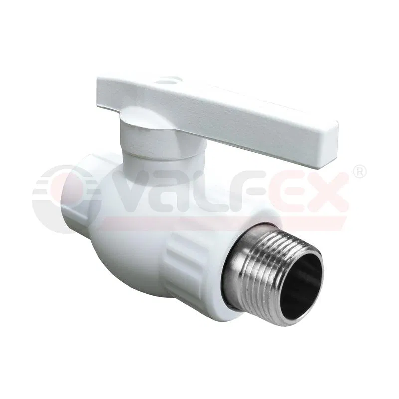 Кран шаровой комбинированный НР 20х1/2 (60/15) сер. VALFEX 10144220Г
