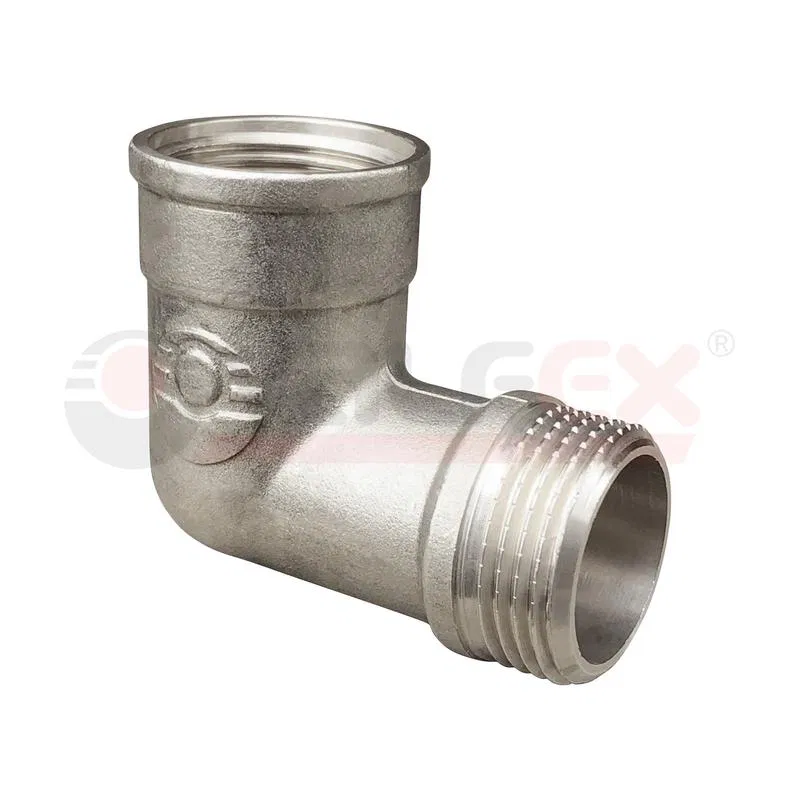 Угольник никелированный с переходом на наружную резьбу ВР-НР 2дюйм (6/1) К VALFEX VF.092.N.200