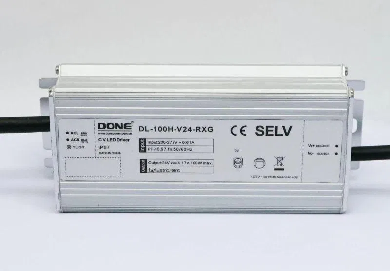 Драйвер для светодиодной ленты DONE POWER DL-100H-V24-RXG 100Вт 24В IP67 153х63х32мм VARTON