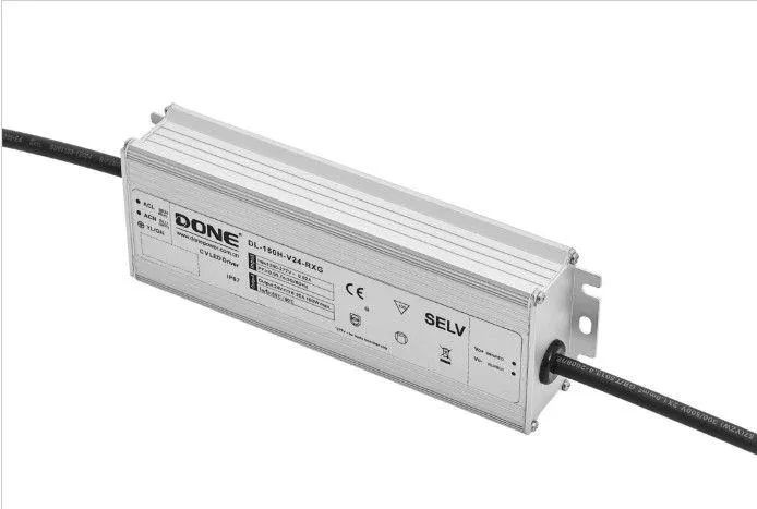 Драйвер для светодиодной ленты DONE POWER DL-150H-V24-RXG 150Вт 24В IP67 191х63х37мм VARTON