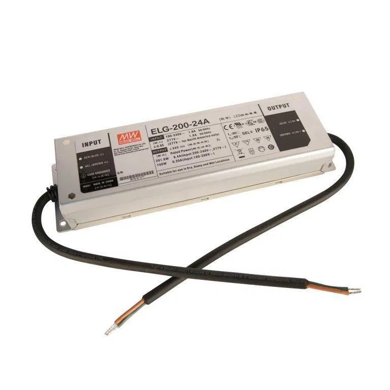 Драйвер для светодиодной ленты Meanwell ELG-100-24A 96Вт 24В IP65 199х63х35.5мм VARTON