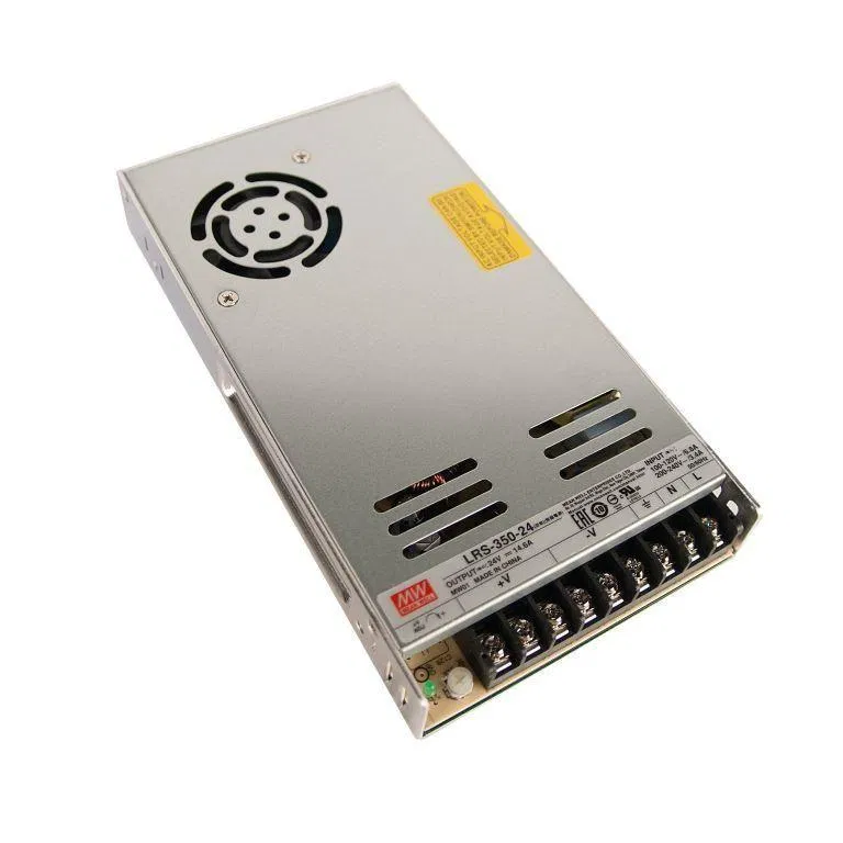 Драйвер 600Вт 24В для светодиодной ленты Meanwell LRS-600-24 IP20 225х124х41мм VARTON LRS-600-24