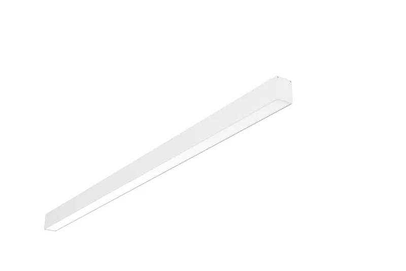 Светильник светодиодный Angusta 2001х35х45 39Вт 3000К IP40 накладной RAL9003 бел. муар рассеив. опал диммер DALI VARTON V1-R0-00244-20D01-4003930